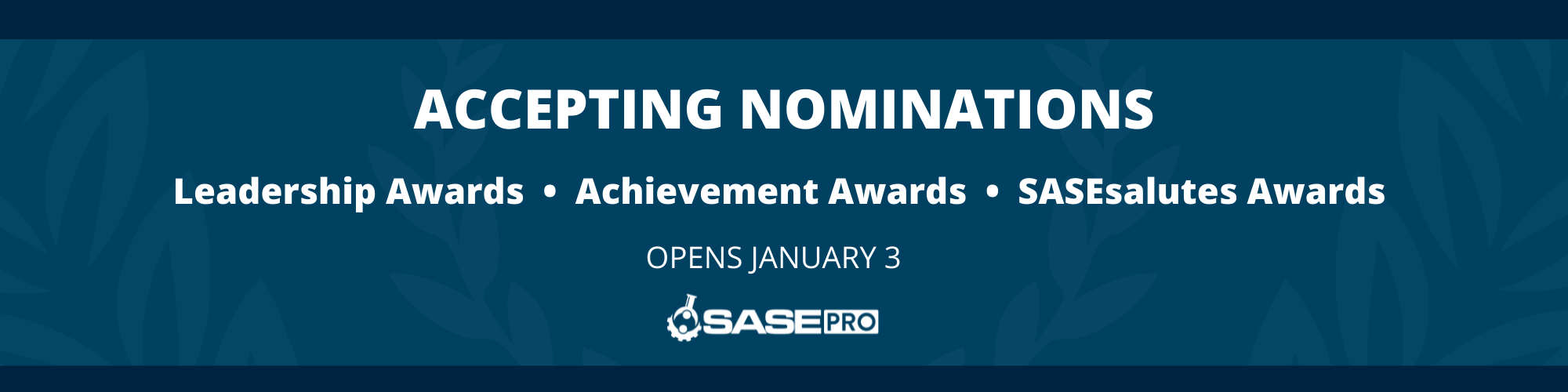 2022 SASE Awards banner