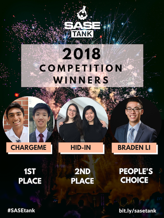 2018 SASEtank Competition Winners